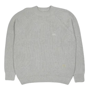 Abc. 123. Ribbed Crewneck Jasper Grey