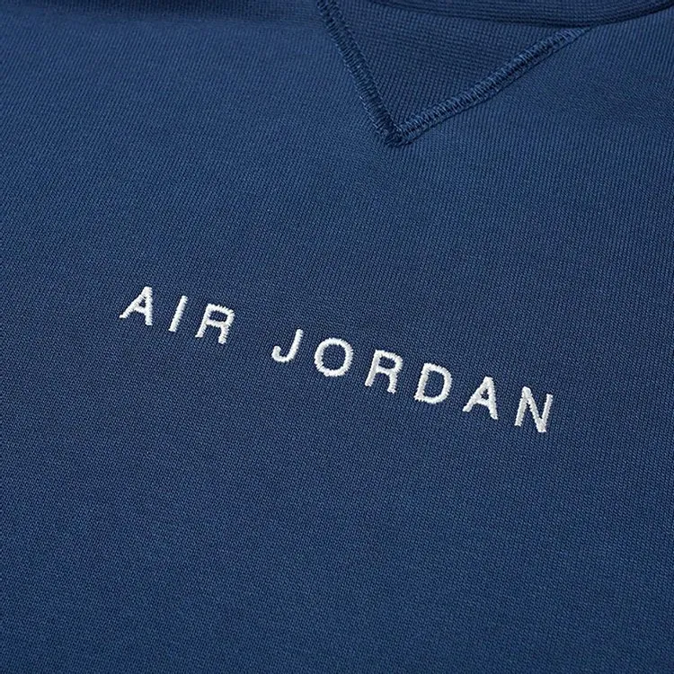 Air Jordan x Fragment Crewneck 'Navy/Sport Royal/White' Sweatshirt, Blue