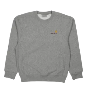American Script Sweat Grey Heather