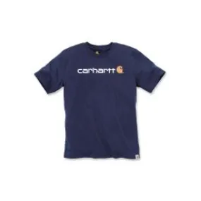 Carhartt&#x20;103361&#x20;Core&#x20;Logo&#x20;s&#x2F;s&#x20;T-Shirt&#x20;-&#x20;Navy