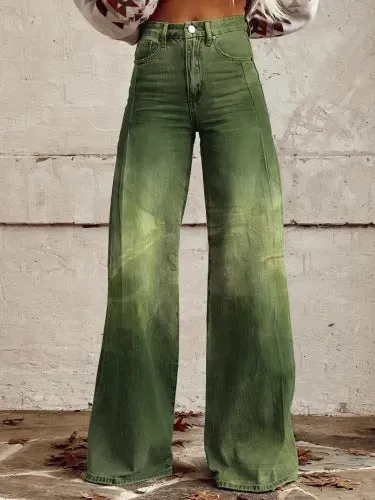 Casual Floral Wide Leg pants