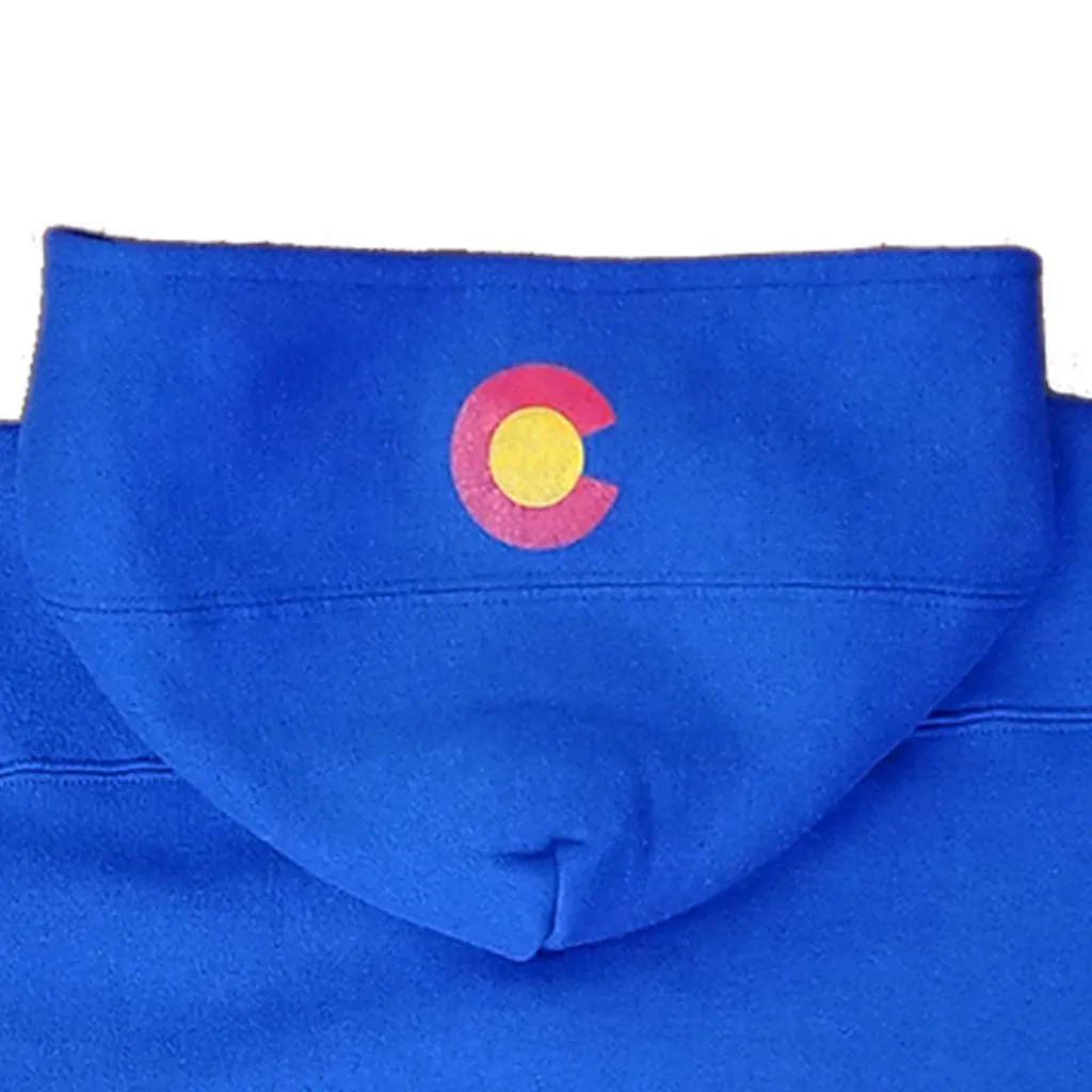 Colorado Flag Stripe Myxed Up Sport Lace Hoodie