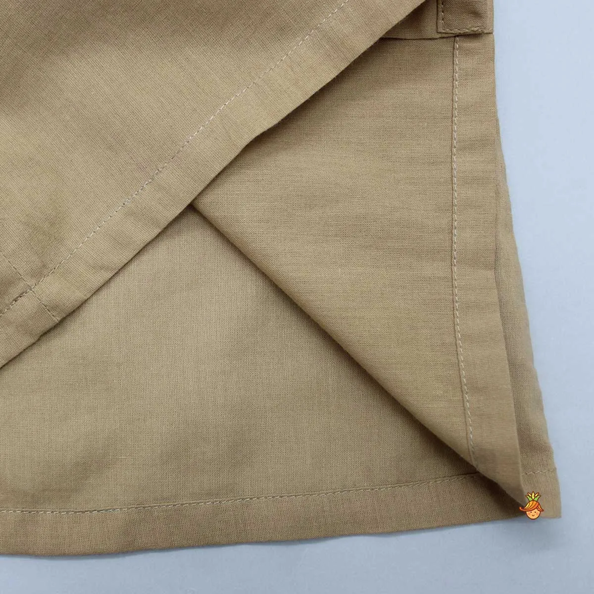 Front Open Dual Tone Shirt And Pant