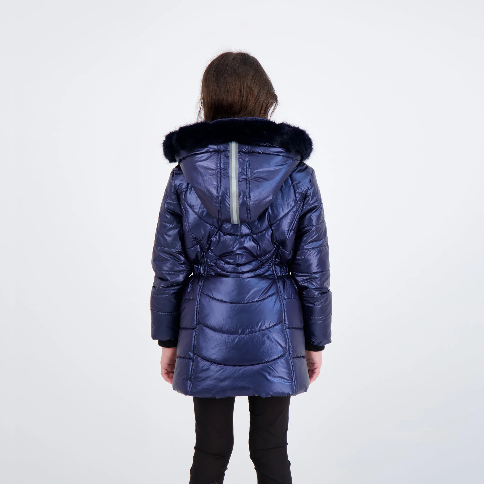 Girls Long Bubble Coat