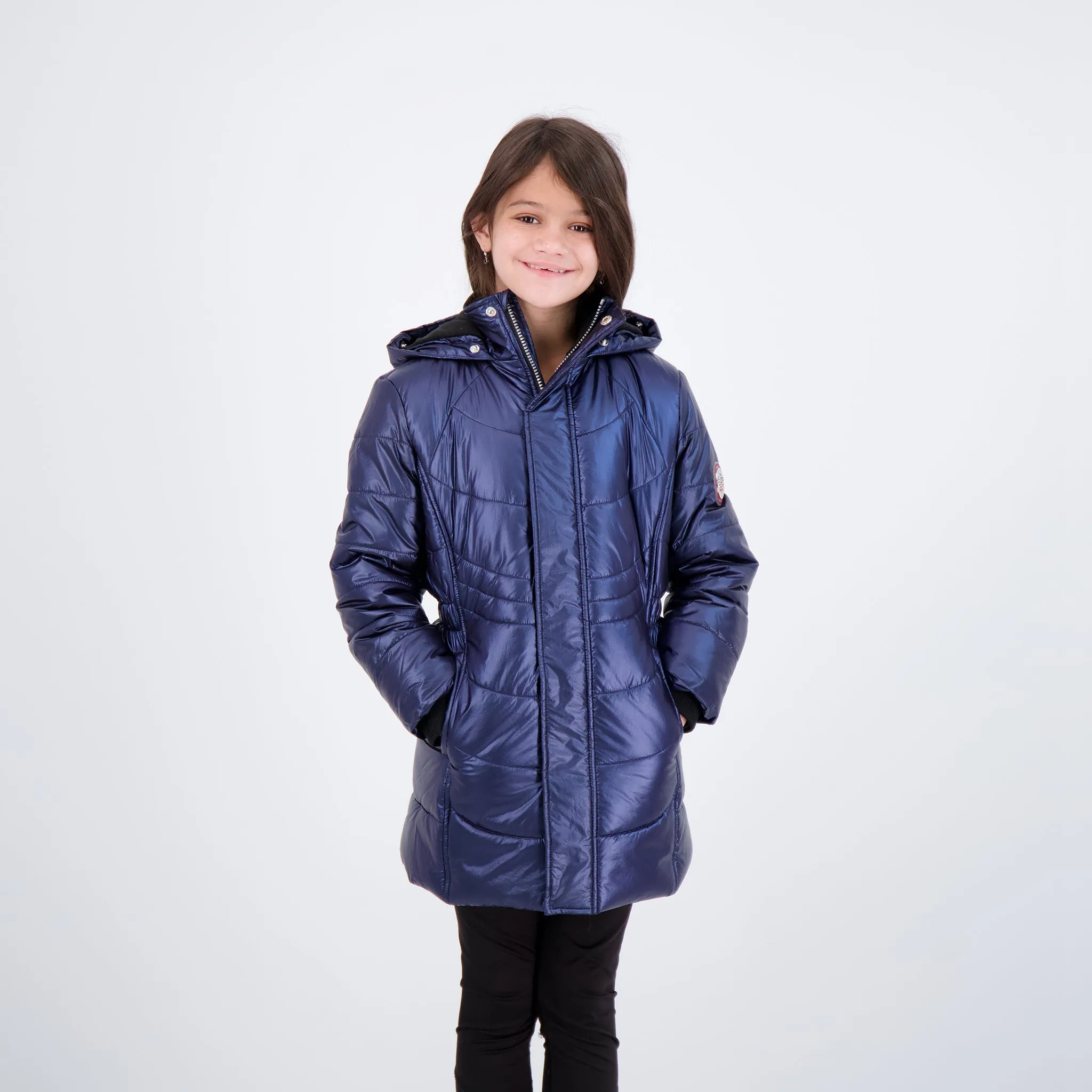 Girls Long Bubble Coat