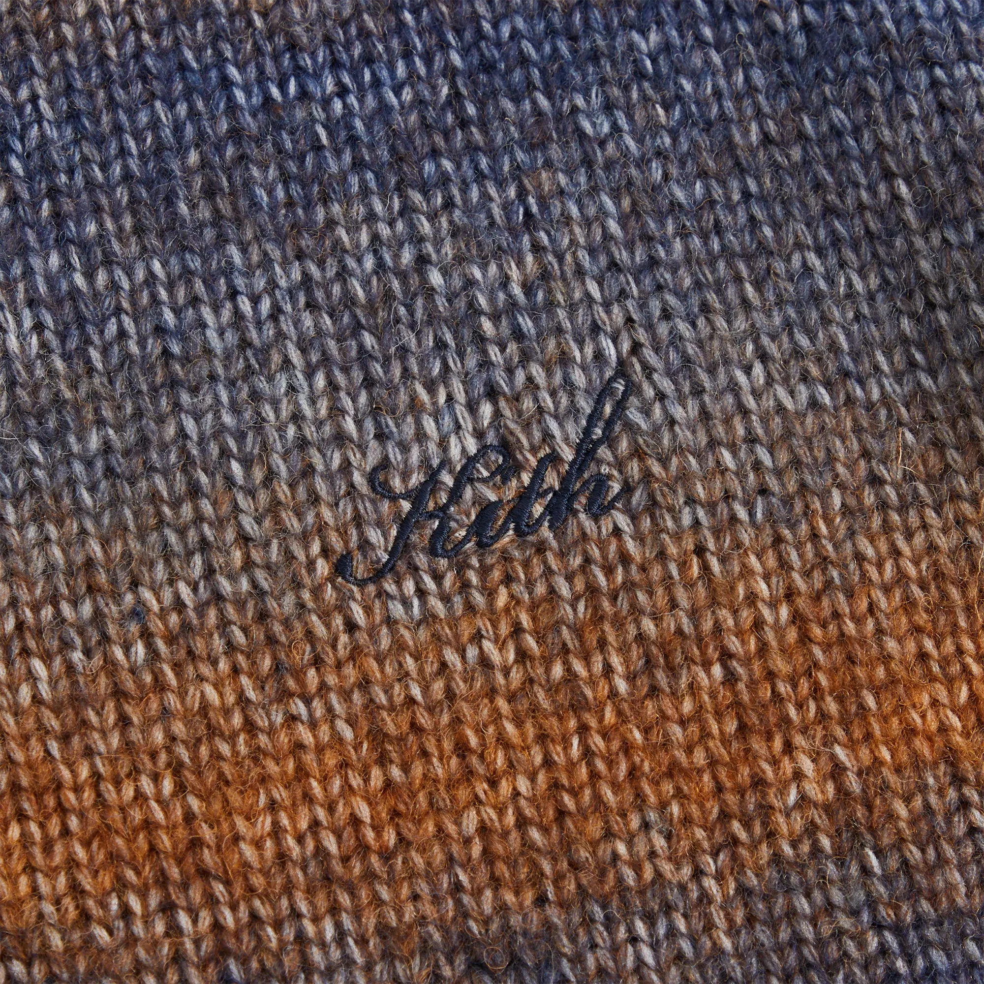 Kith Space Dye Meyer Knit Crewneck - Nocturnal