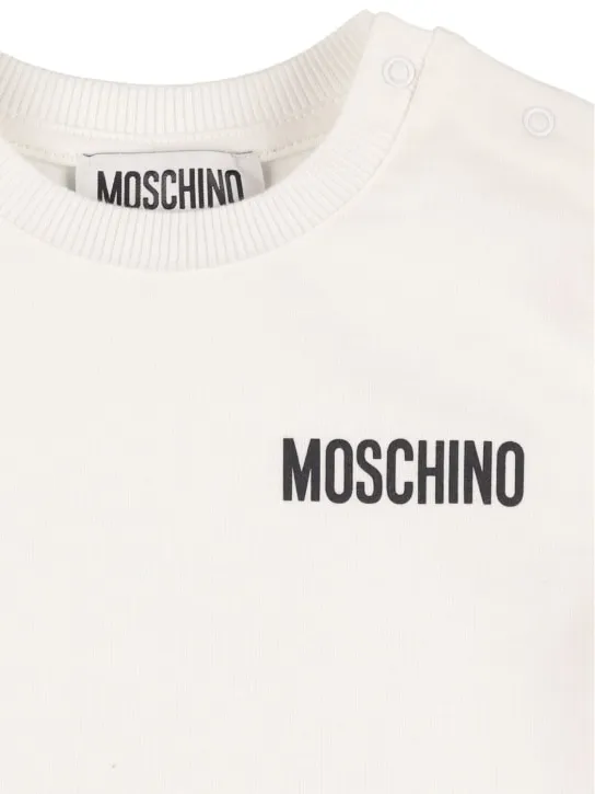 Moschino   Cotton jersey t-shirt &amp; sweat jumpsuit 