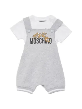 Moschino   Cotton jersey t-shirt &amp; sweat jumpsuit 