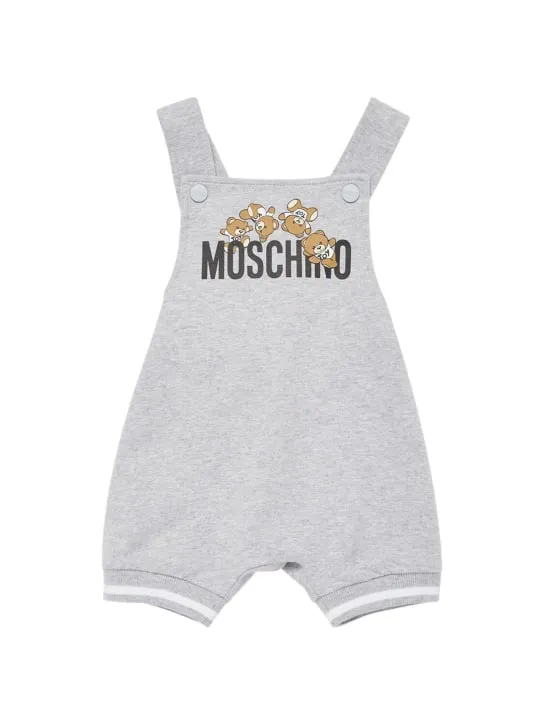 Moschino   Cotton jersey t-shirt &amp; sweat jumpsuit 