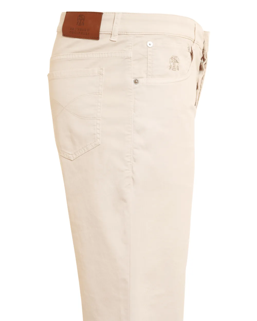 Off White Dyed Casual Pant