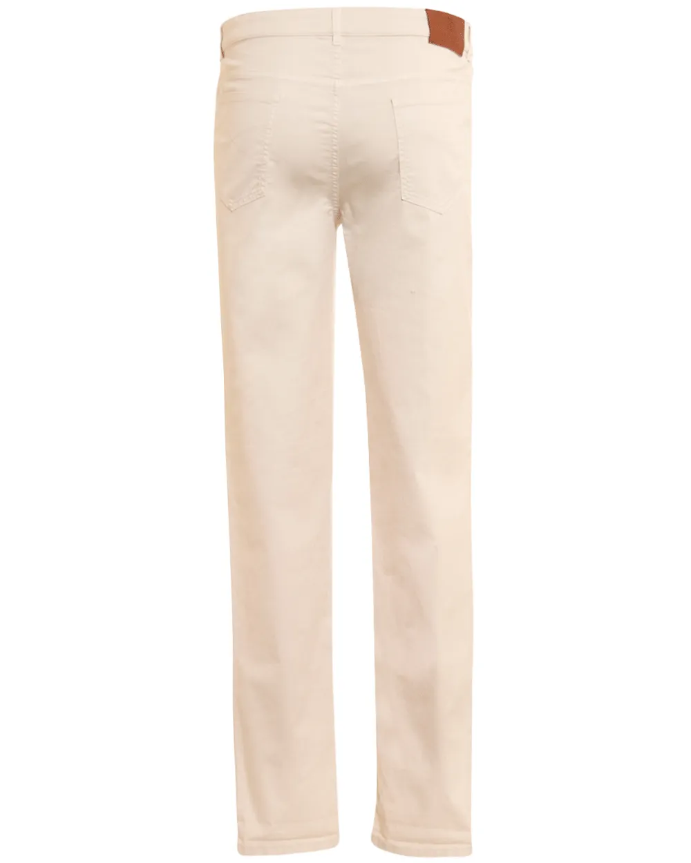 Off White Dyed Casual Pant
