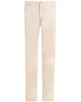 Off White Dyed Casual Pant
