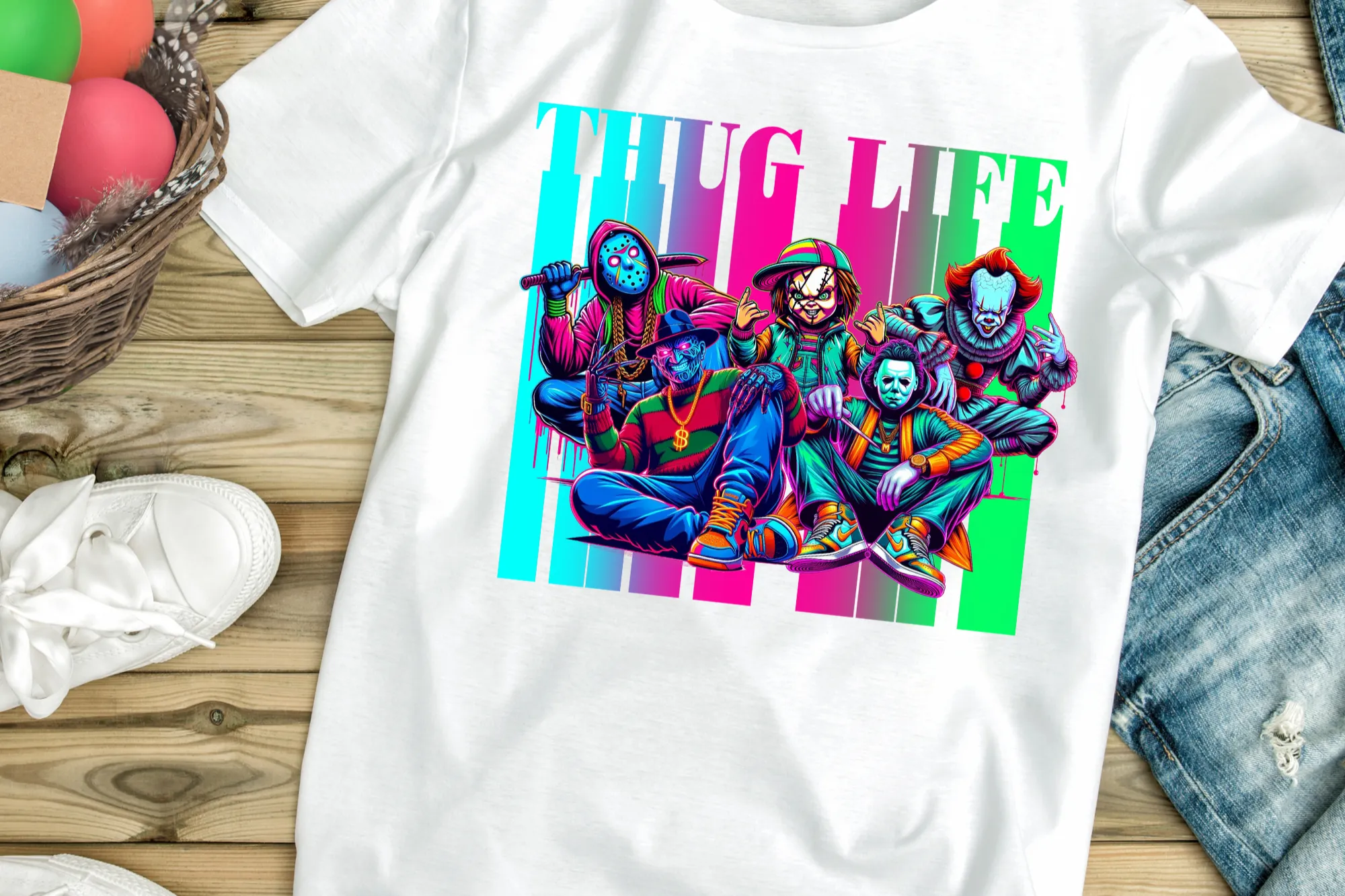 "Thug Life" Crop Tee