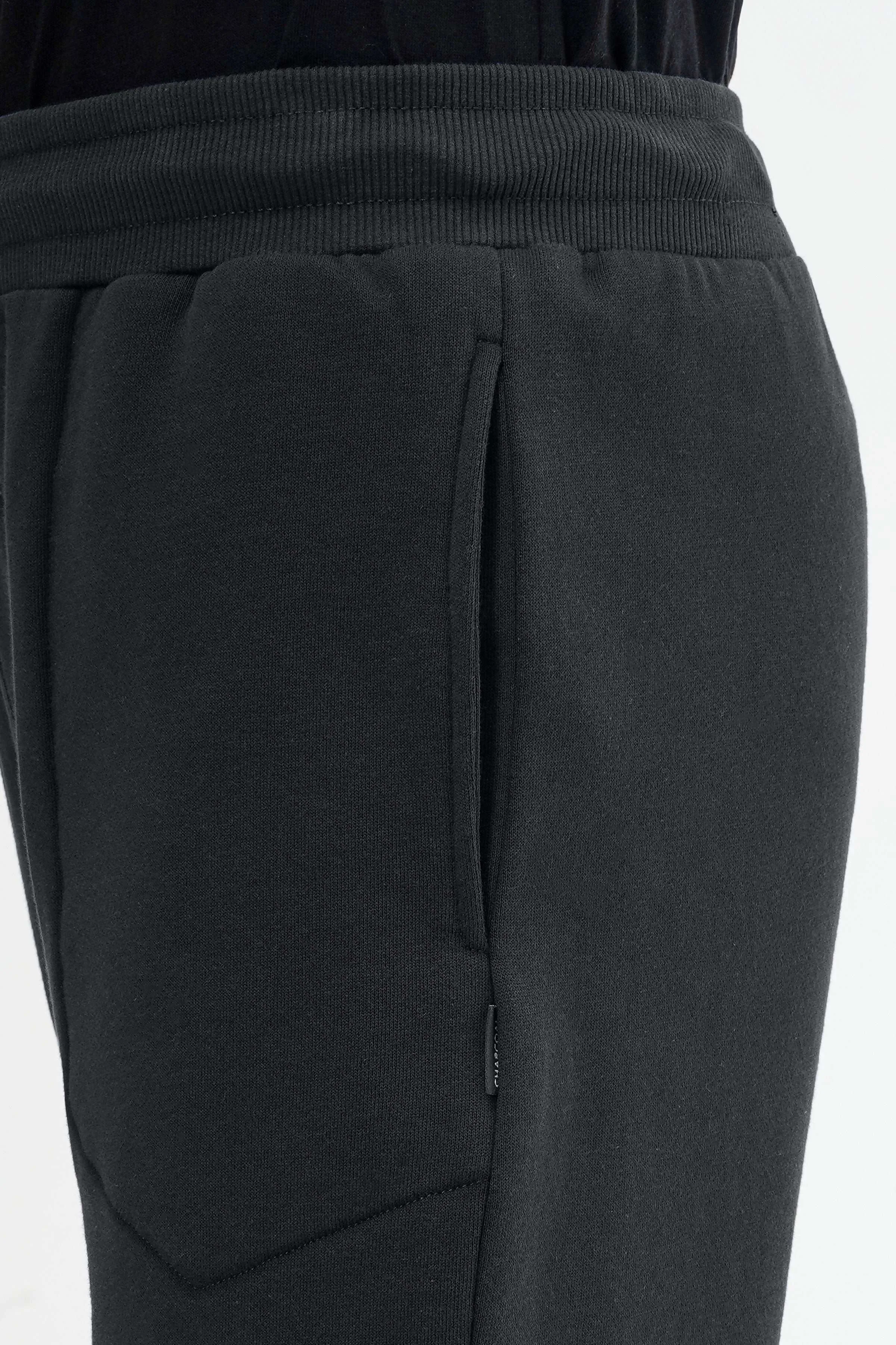 TERRY FLEECE JOGGER TROUSER BLACK