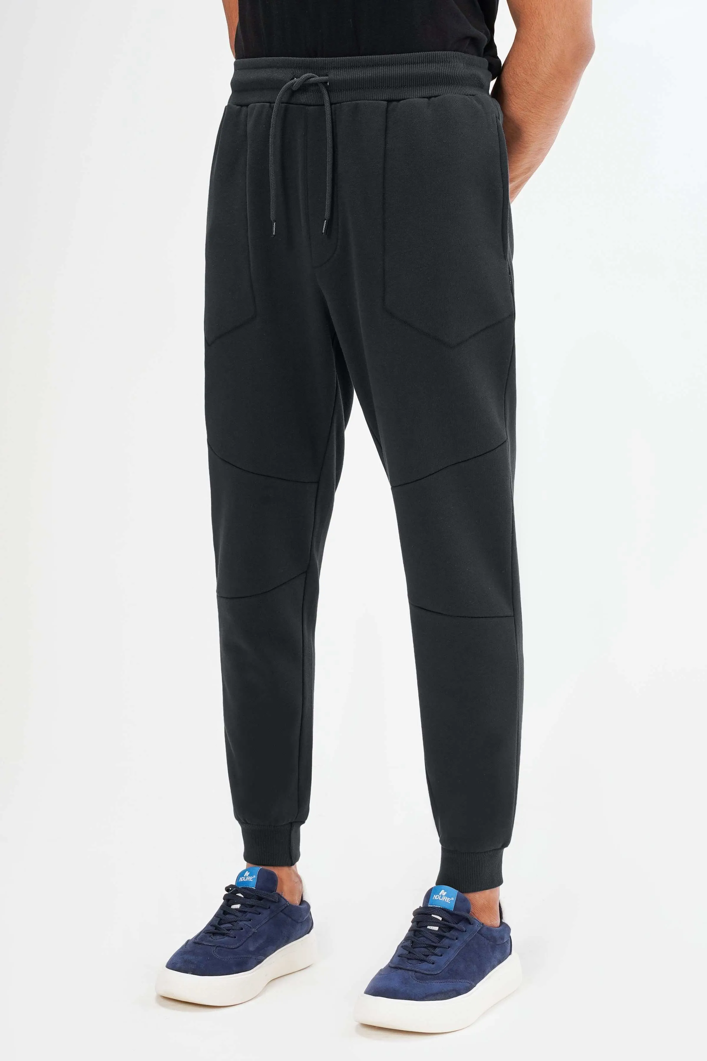 TERRY FLEECE JOGGER TROUSER BLACK